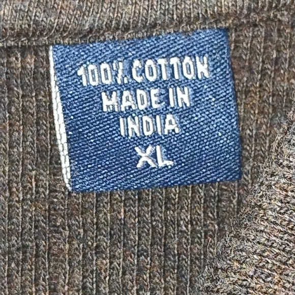 IZOD men's 100% cotton  pull over collar three buttons long sleeves sweater S:XL - Picture 4 of 5